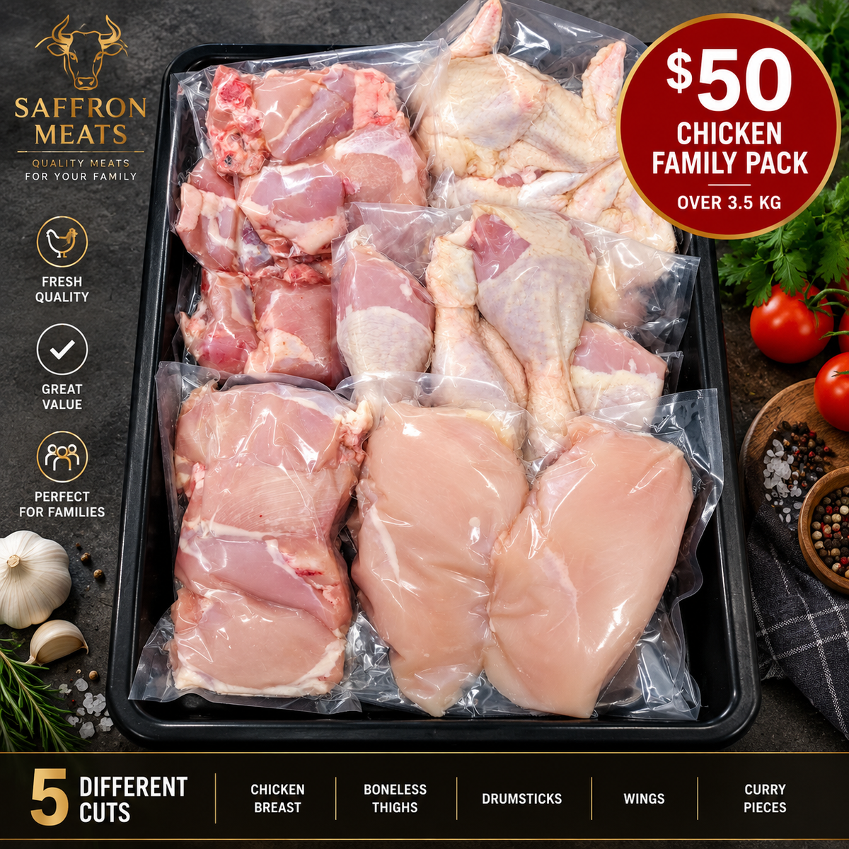 $50 Chicken Family Pack